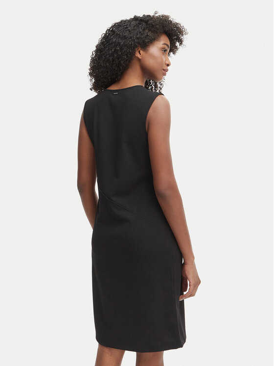 Calvin Klein Calvin Klein Vestito da giorno LV044F215G Nero Regular Fit