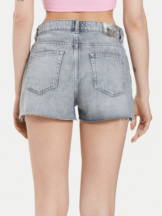 ONLY ONLY Džínové šortky Jaci 15314427 Šedá Loose Fit