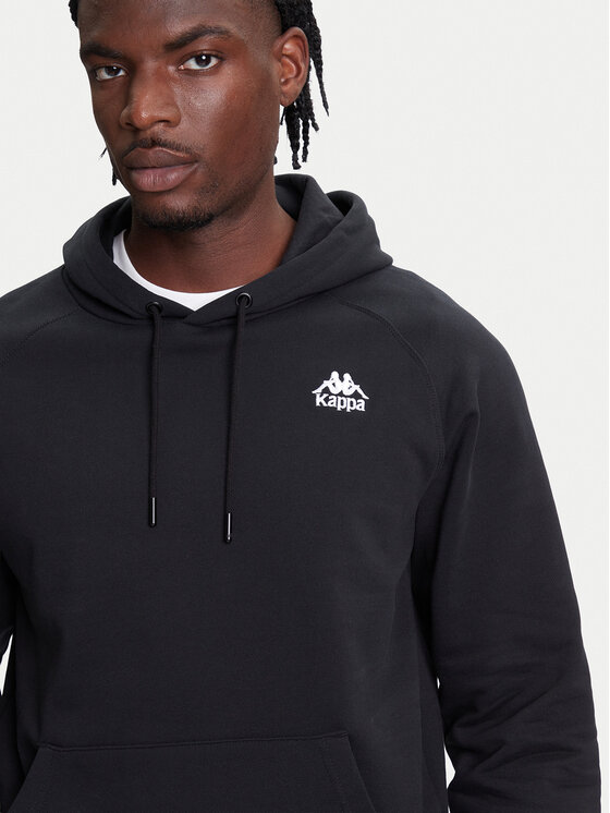 Kappa Kappa Mikina Authentic 321W7GW Čierna Regular Fit