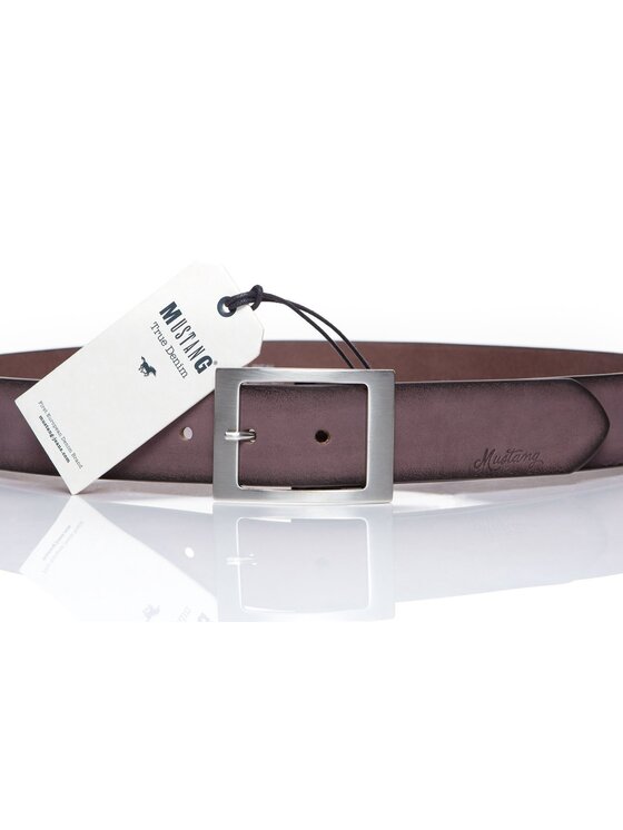 Mustang Mustang Pasek Męski BELT Brązowy