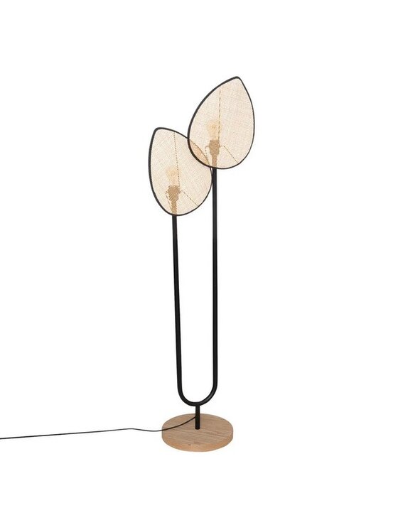MIAhome MIAhome Lampa podłogowa CEREALE 143 cm Czarny