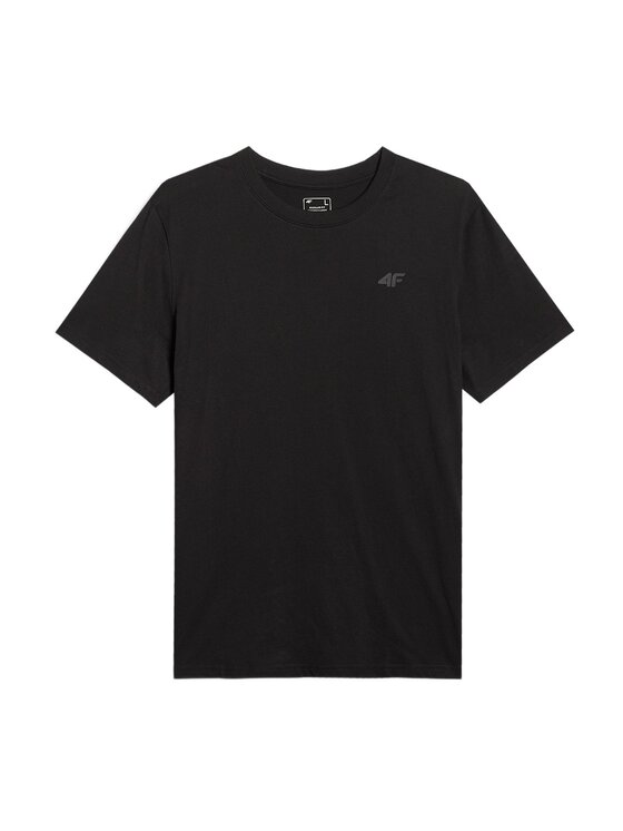 4F 4F T-Shirt NOS Czarny Regular Fit