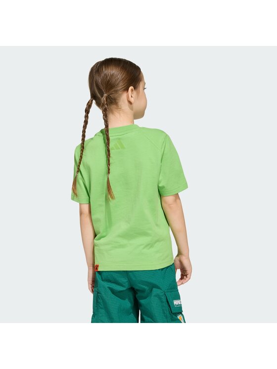 adidas adidas T-Shirt Minecraft Terrex Zielony Regular Fit