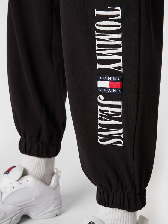Tommy Jeans Tommy Jeans Долнище анцуг Archive DW0DW14994 Черен Relaxed Fit