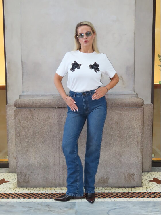 Magda Matyja Magda Matyja Jeansy MONTANA REGULAR JEANS Niebieski Regular Fit
