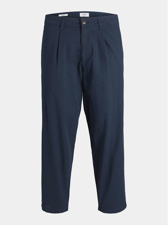Jack & Jones Jack & Jones Spodnie materiałowe Bill 12248993 Granatowy Regular Fit