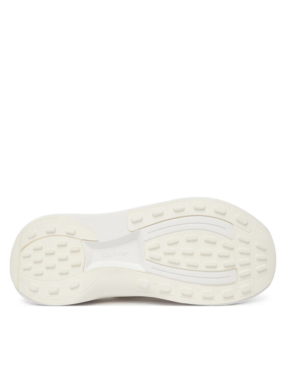 Calvin Klein Calvin Klein Sneakersy Chunky Run Ckstripe Lup Rip HW0HW03005 05Z Écru