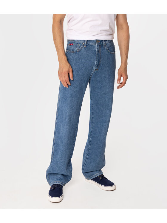 Lee Cooper Lee Cooper Jeansy BENITO 4187 Niebieski Baggy Fit