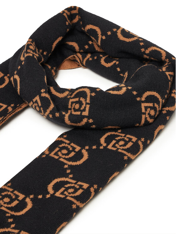 Liu Jo Liu Jo Sciarpa Sciapa Logo Monog 2F5004 M0300 Nero