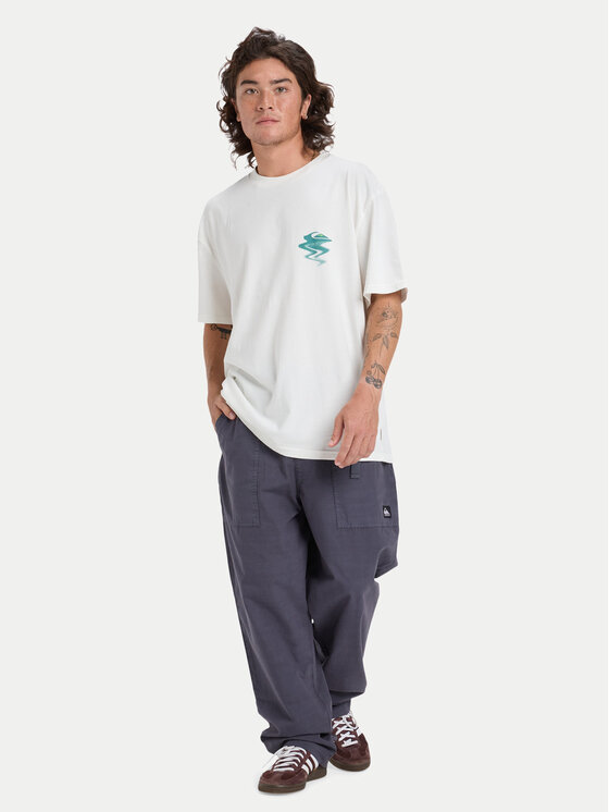 Quiksilver Quiksilver Kargo hlače Double Crown EQYNP03326 Siva Oversize