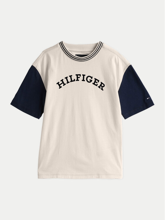 Tommy Hilfiger Tommy Hilfiger T-särk Monotype Graphic KB0KB09360 Beež Regular Fit