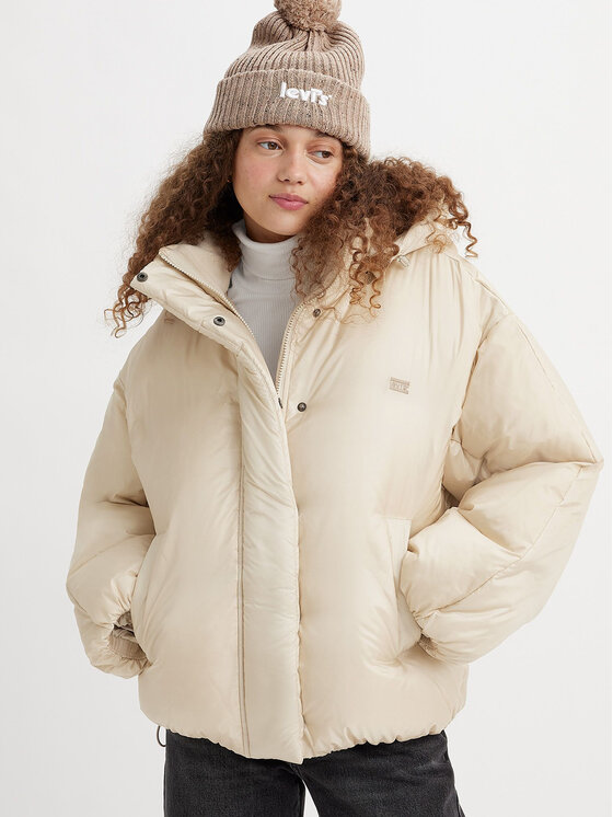 Levi's® Levi's® Пухено яке Pillow Bubble A5880-0003 Екрю Relaxed Fit
