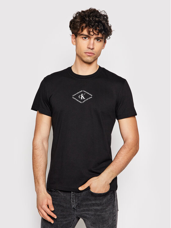 Calvin Klein Jeans Футболка J30J317448 Чорний Regular Fit • Modivo.ua