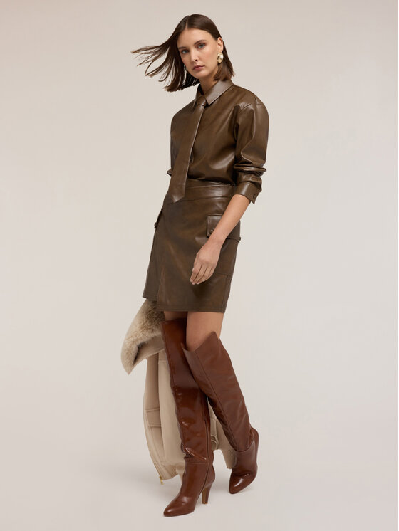 Motivi Motivi Camicia 5271Q000867N035 Verde Regular Fit