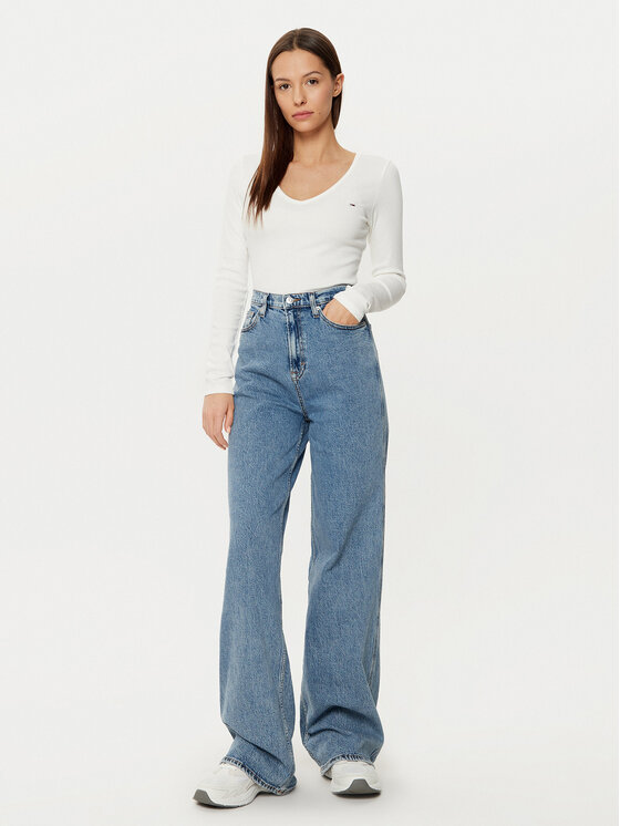 Tommy Jeans Tommy Jeans Jeansy Claire DW0DW20445 Modrá Wide Leg