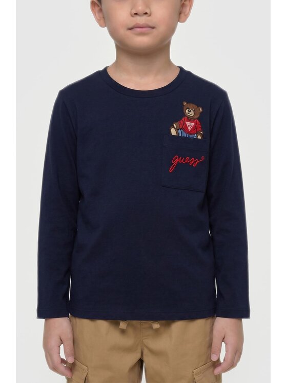 Guess Kids Guess Kids T-Shirt 177335 Modrá Classic Fit