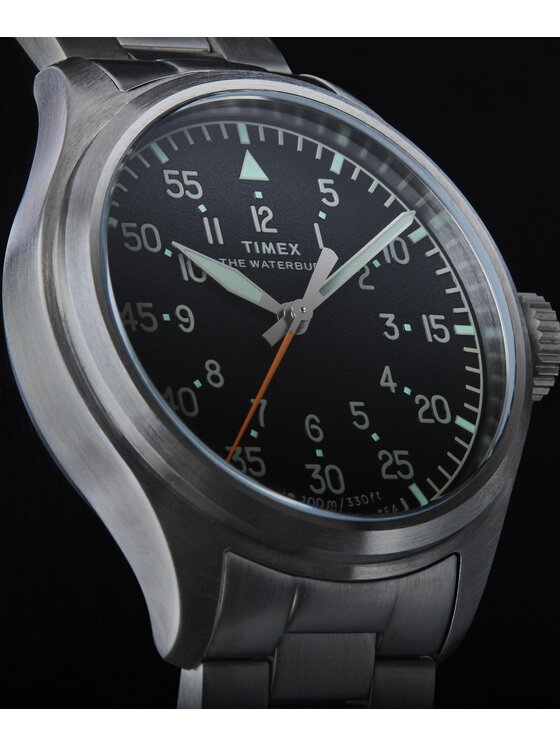 Timex Timex Zegarek TW2Y70300 Srebrny