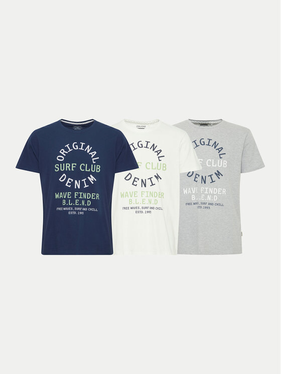 Blend Blend 3-dílná sada T-shirts 20717426 Barevná Regular Fit