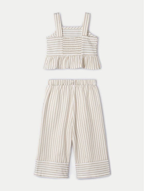 Mayoral Mayoral Set Top und Hose 3539 Beige Regular Fit