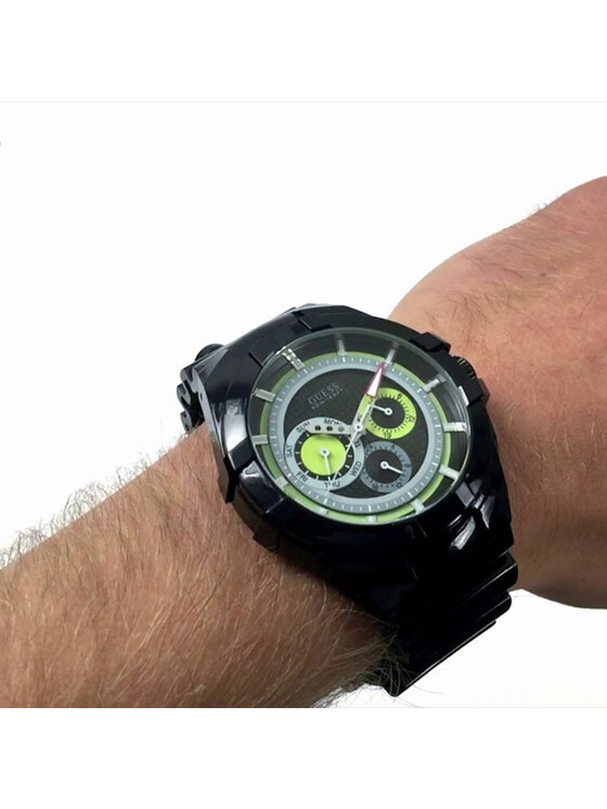 Guess Guess Ρολόι W11171G1 Μαύρο