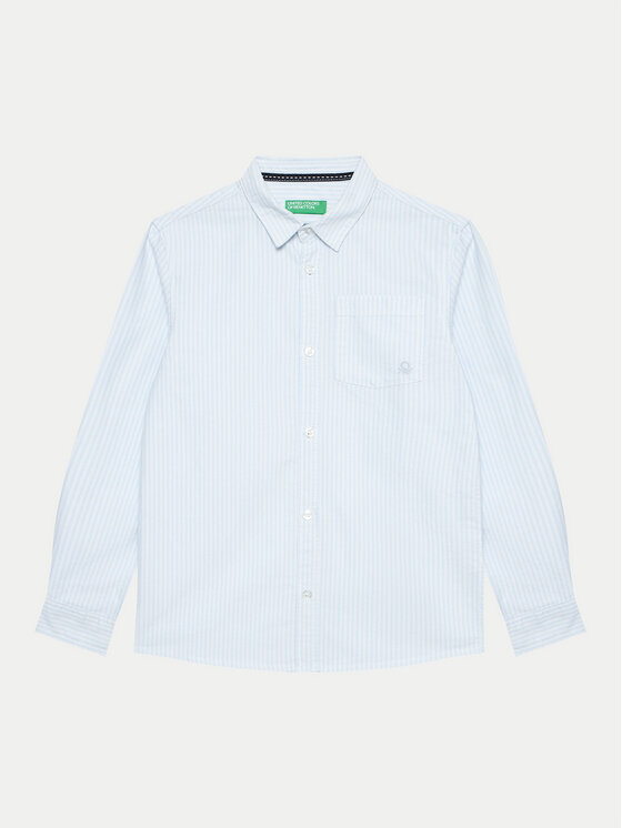 United Colors Of Benetton Camicia 547NCQ03D Blu Regular Fit Modivo