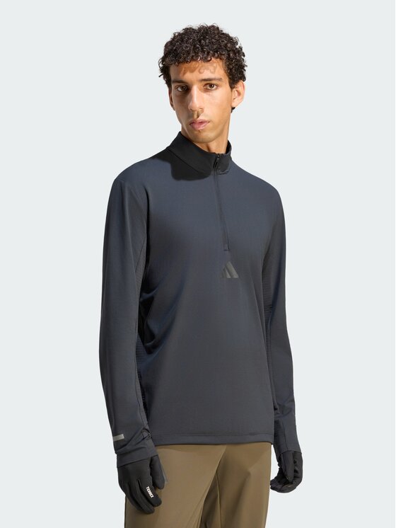 adidas adidas Bluza 169159 Szary ciemny Slim Fit