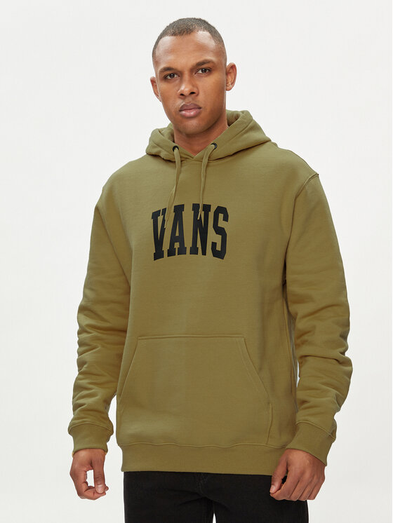Vans Mikina Vans Arched Po VN000G0N Hnedá Regular Fit