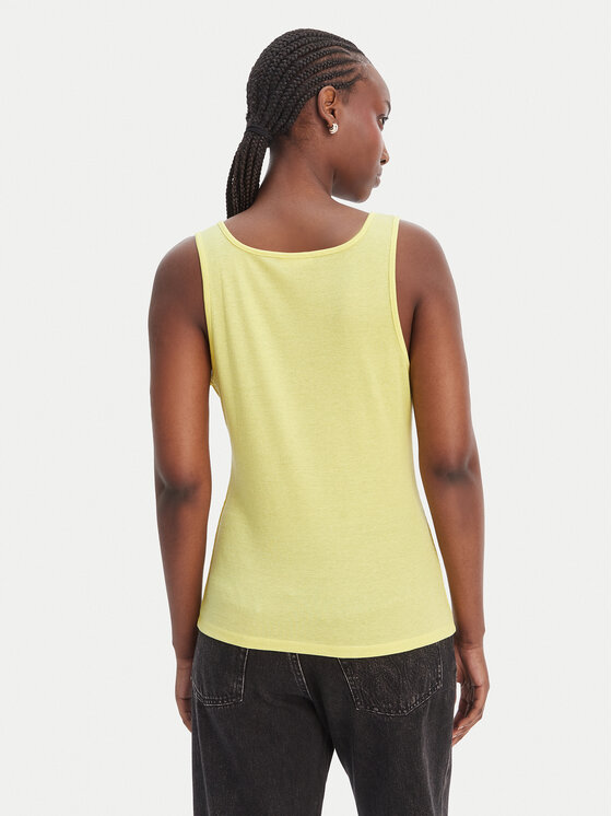 Liu Jo Sport Liu Jo Sport Top TA6173 J3845 Kollane Regular Fit