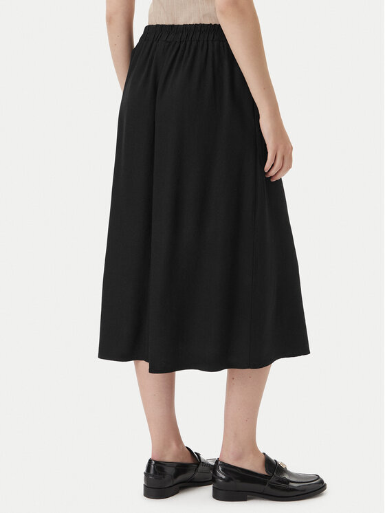 Vero Moda Vero Moda Midi sukňa Mymilo 10340419 Čierna Regular Fit