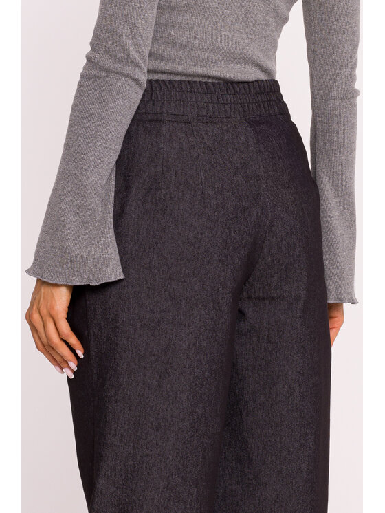 Made of Emotion Made of Emotion Spodnie damskie M799 Szary Active Fit