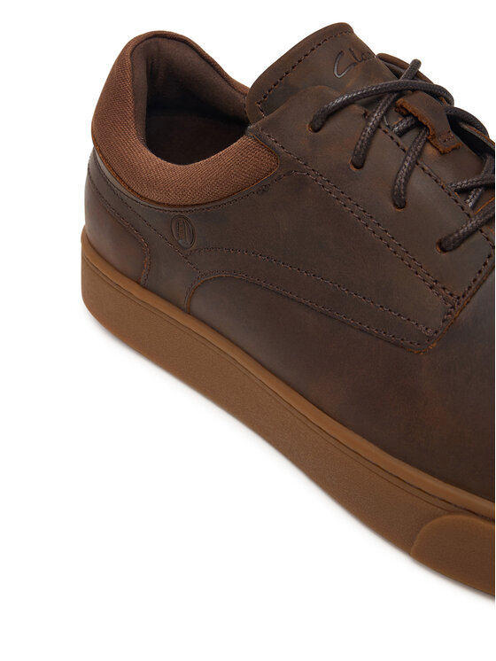 Clarks Clarks Sneakersy Lydford Lo 26320143 Brązowy