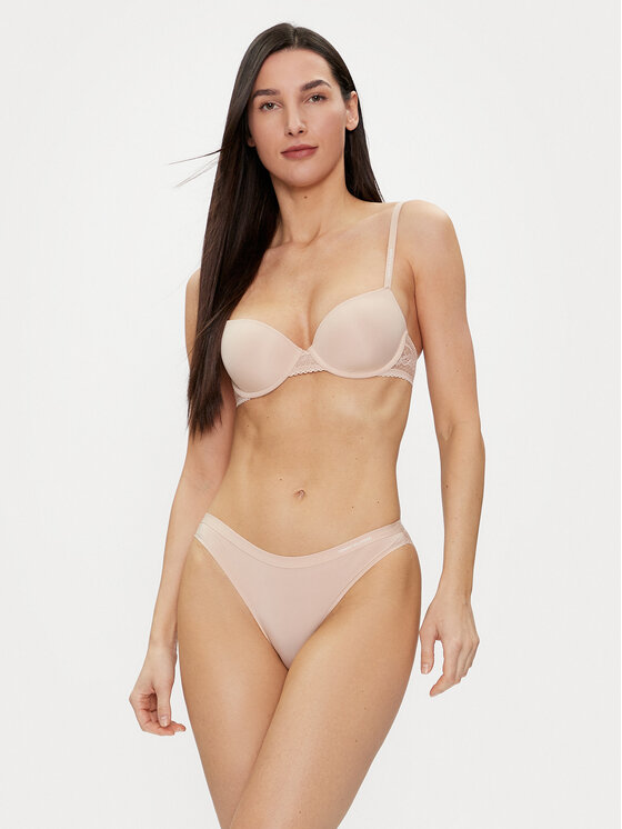 Tommy Hilfiger Tommy Hilfiger Balconette rinnahoidja UW0UW02420 Beež