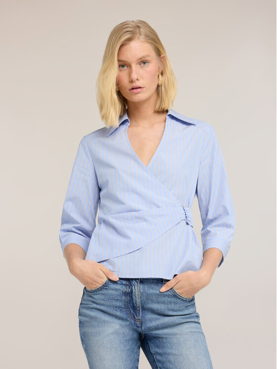 Motivi Motivi Koszula 5042Q000950N0S1 Turkusowy Regular Fit