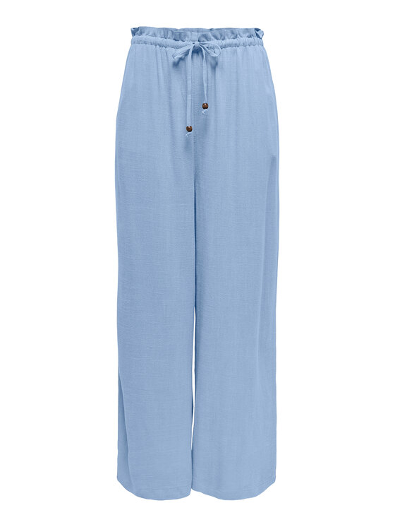 ONLY ONLY Stoffhose Solvi 15338672 Blau Cropped Fit