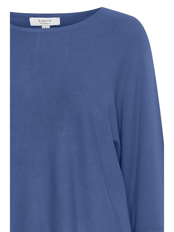 b.young b.young Πουλόβερ BYMMORLAV BAT JUMPER Μπλε Regular Fit