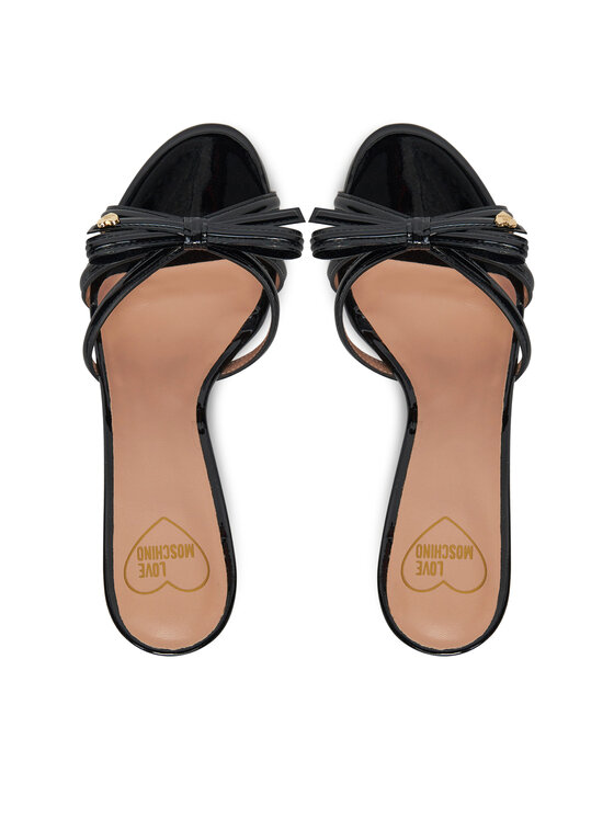LOVE MOSCHINO LOVE MOSCHINO Klapki JA28036G1MIH0000 Czarny