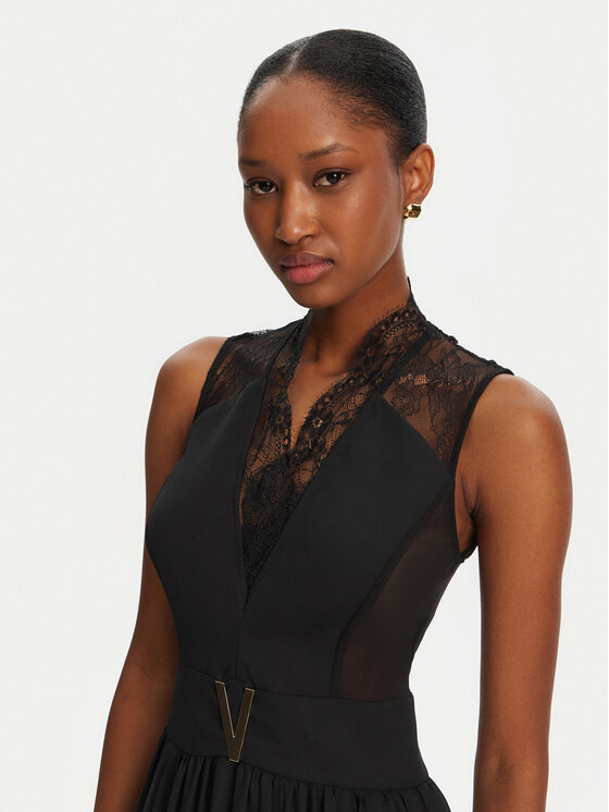 Babylon Babylon Večerna obleka EL0740 Črna Regular Fit