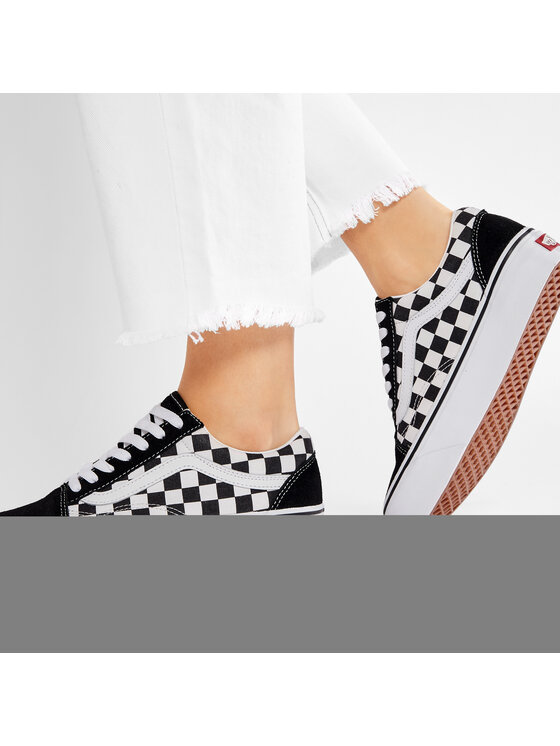 Vans Vans Teniși Old Skool Platfor VN0A3B3UHRK1 Negru
