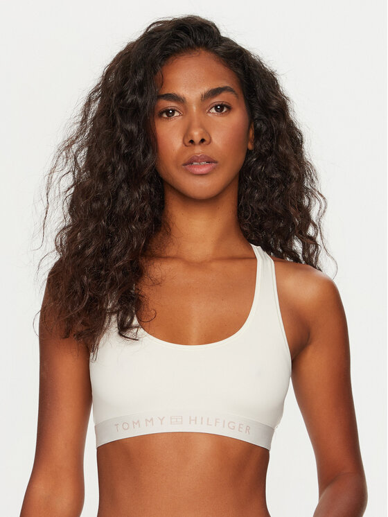 Tommy Hilfiger Tommy Hilfiger Sutien top UW0UW05498 Écru