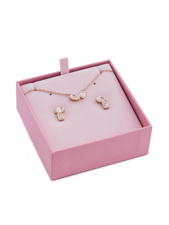 Swarovski Zestaw naszyjnik i kolczyki Mesmera 5734246 Srebrny