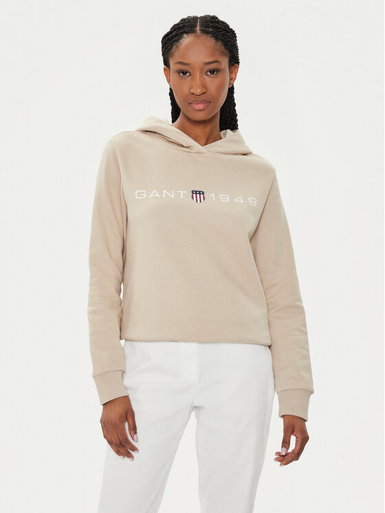 Gant Bluză Archive Shield 4200756 Bej Regular Fit