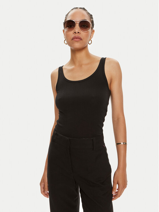 JDY JDY Top Ava 15259184 Čierna Slim Fit