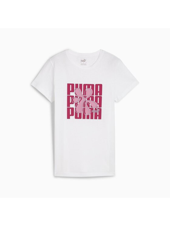 Puma Puma T-Shirt 682997 Biały Regular Fit