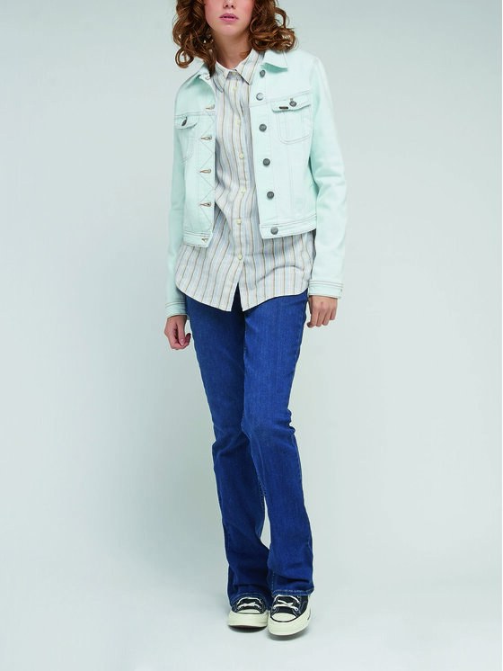 Lee Lee Jeansjacke Rider L54MGWB31 112330458 Himmelblau Regular Fit