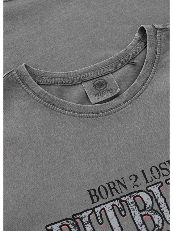 PITBULL PITBULL T-Shirt AUTOMATIC Szary Regular Fit
