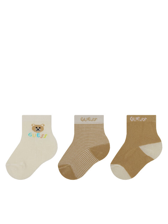 Skarpety dziecięce Guess, Beżowe, H4YZ07 Z3G10