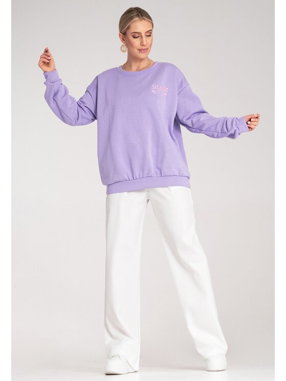 FIGL FIGL Felpa M1151 Viola Regular Fit