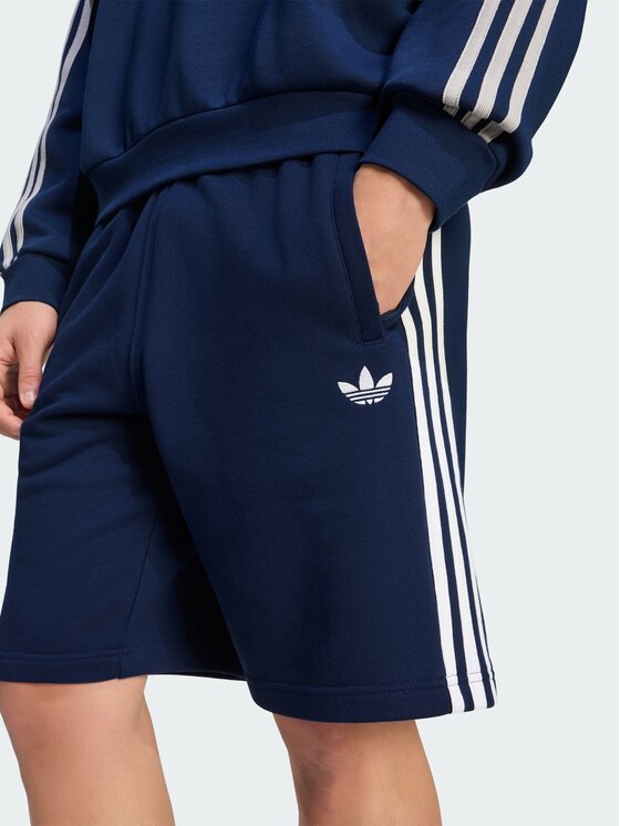 adidas adidas Szorty materiałowe 159264 Granatowy Regular Fit