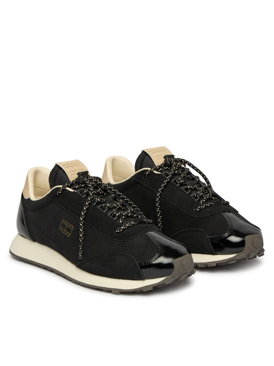 Tommy Jeans Tommy Jeans Sneakersy Tjw Retro Archive Runner Suede EN0EN03125 Černá