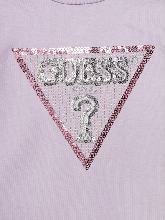 Guess Guess T-krekls K4GI11 K6YW4 Violets Regular Fit